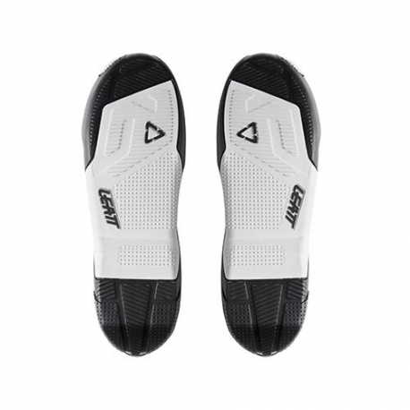 LEATT PODESZWA (PARA) DO BUTÓW CROSS 4.5/5.5 FLEXLOCK SOLE PAIR WHITE/BLACK KOLOR BIAŁY/CZARNY ROZMIAR 42/43 (CZĘŚCI ZAMIENNE)