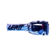 LEATT GOGLE VELOCITY 5.5 GOGGLE ZEBRA BLUE BLUE 70% - KOLOR BIAŁY/NIEBIESKI/CZARNY SZYBKA LUSTRZANA NIEBIESKA