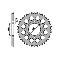 PBR ZĘBATKA TYLNA 468 42 F KAWASAKI BN 125 04-06 (ŁAŃC. 428)