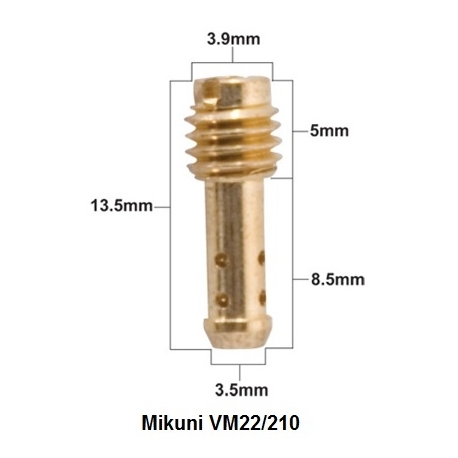 PROX DYSZA WOLNYCH OBROTÓW MIKUNI TYP VM22/210 ŚREDNICA 65 ( 1 SZT. )