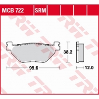 TRW LUCAS ZF KLOCKI HAMULCOWE KH319 ORGANIC YAMAHA XP 500/530 T-MAX '01-'18, TDM 900 '02-'14, XV/XVS 950 '09-'18, XT 1200Z TENER