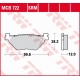 TRW LUCAS ZF KLOCKI HAMULCOWE KH319 ORGANIC YAMAHA XP 500/530 T-MAX '01-'18, TDM 900 '02-'14, XV/XVS 950 '09-'18, XT 1200Z TENER