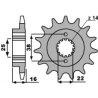PBR WYPRZEDAZ ZĘBATKA PRZEDNIA 2075 14 18NC DUCATI 748 STRADA 95-02 (-1) (ŁAŃC. 520)