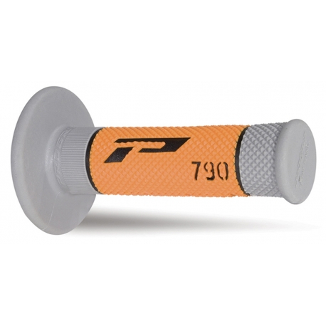 PROGRIP MANETKI PG790 OFF ROAD (22+25MM, DŁ.115MM) KOLOR CZARNY/SZARY/POMARAŃCZOWY (TRÓJSKŁADNIKOWE) (790-240) (PG790/2)