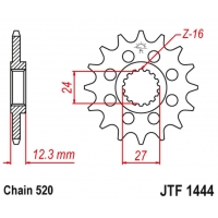 JT ZĘBATKA PRZEDNIA 2310 16 SUZUKI GSXR 1000 '17-20' (231016JT) (ŁAŃC. 520) KONWERSJA