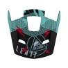 LEATT DASZEK/VISOR DO KASKU MOTO 2.5 V23 FUEL KOLOR CZARNY/NIEBIESKI ROZMIAR M-XXL (CZĘŚCI ZAMIENNE)