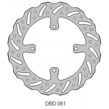 DELTA BRAKING TARCZA HAMULCOWA PRZÓD KAWASAKI KX 250 '15-21, KX 450 '15-21, WAVE (270X109,5X4MM) (4X9,5MM) (NG1151)