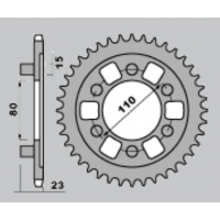 CHT ZĘBATKA TYLNA 3555 38 APRILIA AF1 125 90-93 (A4150019380)