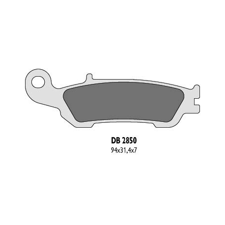 DELTA BRAKING KLOCKI HAMULCOWE KH450 PRZÓD YAMAHA YZ/YZF 08-16 - ZASTĘPUJĄ DB2850MX-N ORAZ DB2850QD-N - WYCOFANE Z OFERTY