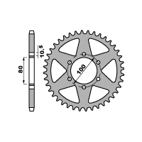 PBR ZĘBATKA TYLNA 1030 43 C45 LAVERDA 747 97-99 (ŁAŃC. 520)