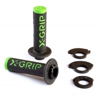 X-GRIP PROMOCJA MANETKI (GRIPY) BRAAAAP GRIPS LOCK-ON-GRIP (Z ADAPTERAMI ROLGAZU) GREEN KOLOR ZIELONY