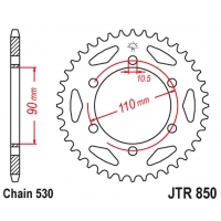 JT ZĘBATKA TYLNA 850 32 YAMAHA XS 650 '75-81 (85032JT) (ŁAŃC. 530)