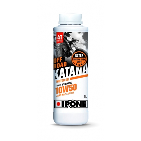 IPONE KATANA OFF ROAD 10W50 OLEJ SILNIKOWY 100% SYNTETYK 1L (ESTER, MA2) (AKC) (15)