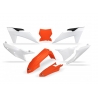 UFO KOMPLET PLASTIKÓW KTM SX 125 / 250 / 300 '23-'24, SX-F 250 / 350 / 450 '23-'24 KOLOR OEM (POMARAŃCZOWY/BIAŁY)
