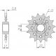 SUNSTAR ZĘBATKA PRZEDNIA 2042 15 HONDA CB 500F/X '13-'15, CBR 500R '13-'16, NC 700 '12-'14, CT/CTX 700 14 (JTF1381.15) (JTF1373.