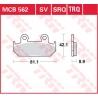 TRW ZF KLOCKI HAMULCOWE KH121 SINTER RACING HONDA CMX 450 86-89, CBR 600 87-94, XRV 750 AFRICA TWIN 90-92, PRZÓD (ZASTĘPUJĄ MCB5