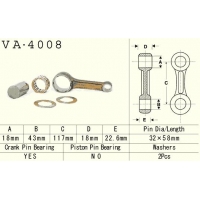 VESRAH KORBOWÓD KAWASAKI KEF 300 (KEF300) '95-'00, KLF300 (KLF300) '86-'05, KVF 300 (KVF300) '89-'02 (VA4008) (MADE IN JAPAN)