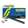SUNSTAR ŁAŃCUCH NAPĘDOWY 520SSR-112N (520V) DO 400 CCM (O RING) KOLOR NATURALNY - MADE IN JAPAN - OFERTA SPECJALNA