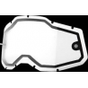 100 PROCENT RC2/AC2/ST2 REPLACEMENT LENS - CLEAR - SZYBA/SZYBKA PODWÓJNA DO GOGLI RACECRAFT 2/ ACCURI 2/ STRATA 2 KOLOR PRZEŹROC