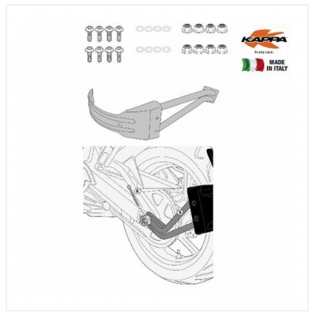 KAPPA MOCOWANIE BŁOTNIKA KRM02 YAMAHA MT-07 TRACER (16-19) - ZASTĘPUJE RM2130KIT