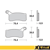 PROX KLOCKI HAMULCOWE KH462 KTM 450/505/525 SX/XC ATV '08-12 PRZÓD