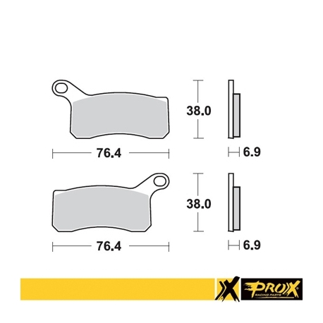 PROX KLOCKI HAMULCOWE KH462 KTM 450/505/525 SX/XC ATV '08-12 PRZÓD