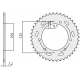 SUNSTAR ZĘBATKA TYLNA 4413 50 YAMAHA XT 125X/SM '05-'09 (JTR1134.50) (ŁAŃC. 428) (441350JT)