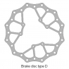 DELTA BRAKING TARCZA HAMULCOWA PRZÓD HONDA CRF 250 '15-21, CRF 450 '15-21, WAVE ULTRA LIGHT (260X101,2X4MM) (6X6,5MM) (NG1486)