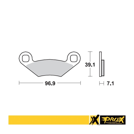 PROX KLOCKI HAMULCOWE KH159 POLARIS SPORTSMAN / SCRAMBLER / OUTLAW / XPLORER / TRAIL BLAZER / TRAIL BOSS