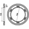 PBR ZĘBATKA TYLNA 4365 43 C45 XF 650 (97-02) FREEWIND (JTR1791.43) (ŁAŃC. 525)