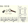 VESRAH KORBOWÓD HONDA TRX 350 RANCHER '99-'06 (VA1018)SWORZEŃ 17MM (MADE IN JAPAN)