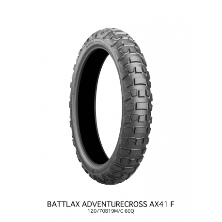 BRIDGESTONE OPONA 100/90-19 BATTLAX ADVENTURECROSS AX41 57Q TL PRZÓD DOT 29/2023