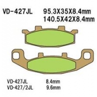 VESRAH KLOCKI HAMULCOWE KH129 SPIEK METALICZNY (ZŁOTE) (MADE IN JAPAN)