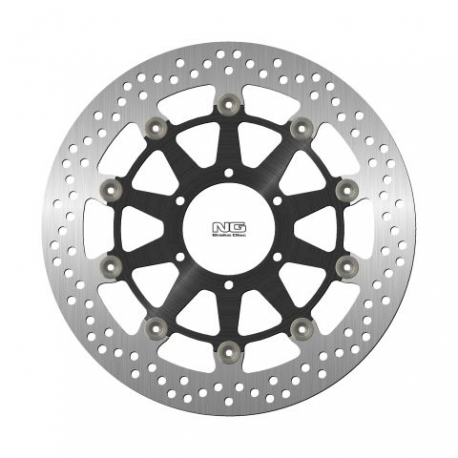 NG TARCZA HAMULCOWA PRZÓD BMW M1000RR/S1000RR '20-21 (320X80,2X4,5MM) (6X8,5MM) PŁYWAJĄCA (ŚRODEK ALUMINIOWY)