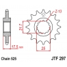 JT ZĘBATKA PRZEDNIA 2041 16 HONDA CB 500 '94-'03, CBF 500 '04-'08 (204116JT) (ŁAŃC. 525) (+1)