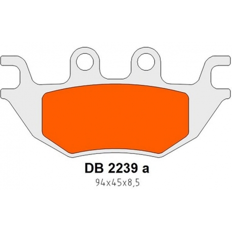 DELTA BRAKING KLOCKI HAMULCOWE KH686 TYŁ PRAWY/LEWY KAWASAKI KAF MULE 820 '15-'18, KAF MULE 1000 '16-'18