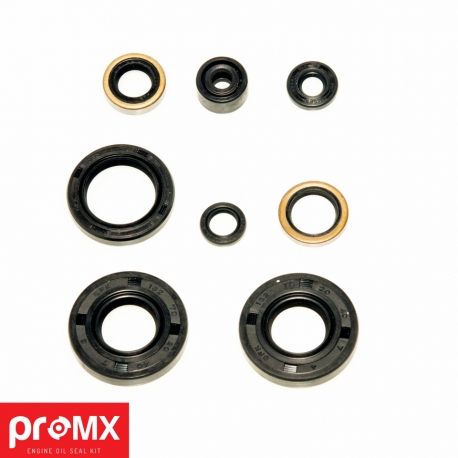 PROMX PROMOCJA KOMPLET (ZESTAW) USZCZELNIACZY SILNIKOWYCH KAWASAKI KX 65 (00-10) (8SZT.)