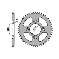 PBR ZĘBATKA TYLNA 4351 50 F HONDA CRF 100 04-09, XR 100R (ŁAŃC. 428)