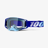 100 PROCENT GOGLE MODEL ARMEGA ROYAL - CLEAR LENS - KOLOR NIEBIESKI SZYBKA PRZEŹROCZYSTA STARY KOD: 50700-360-02 STARA CENA 469,