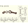 VESRAH KORBOWÓD YAMAHA YFM/YFB 225 '83-'04, XT 225 (VA2005) (YFM225) (XT225) (MADE IN JAPAN)