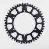 SUNSTAR ZĘBATKA TYLNA ALUMINIOWA (ERGAL) 489 51 KAWASAKI KX 125 '83-07, KX 250 '82-10 (ŁAŃC. 520) (48951JT) KOLOR CZARNY - OFERT