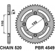 PBR ZĘBATKA TYLNA 4549 48 KTM 350 FREERIDE (14-'20) 350 '12-'17