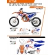 UFO KOMPLET PLASTIKÓW KTKIT522999X PLUS KOMPLET NAKLEJEK (OKLEIN) KTM SX/SXF 125/150/250/350/450 '19-'22 W ZESTAWIE PRZEDNIA TAB