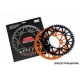 JT ZĘBATKA TYLNA 4486 50 ALUMINIOWA RACELITE KTM SX 85 '04-'24, 105 XC '07-'11 (448650JTA) (ŁAŃC. 428) KOLOR CZARNY