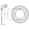 SUNSTAR ZĘBATKA TYLNA 4552 48 KTM SX 65 '12-'15 (JTR894.48) (ŁAŃC. 420) (455248JT)