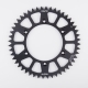 SUNSTAR ZĘBATKA TYLNA ALUMINIOWA (ERGAL) 808 48 SUZUKI RM 125 '80-12 (ŁAŃC. 520) (80848JT) KOLOR CZARNY