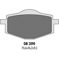 DELTA BRAKING KLOCKI HAMULCOWE KH101 TYŁ - ZASTĘPUJĄ DB2090MX-D ORAZ DB2090QD-D