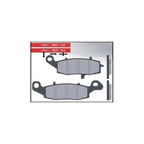 BRENTA KLOCKI HAMULCOWE KH229 SPIEK METALICZNY (ZŁOTE) (FT 4092)