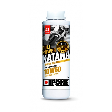 IPONE FULL POWER KATANA 10W60 OLEJ SILNIKOWY 100% SYNTETYK 1L (ESTER, MA2) (AKC) (15)