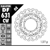GALFER TARCZA HAMULCOWA PRZÓD BMW K100/K1100/R850/R1100 (305X118X5) WAVE